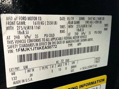 Used 2019 Ford Expedition Max XLT AWD/4WD image 32
