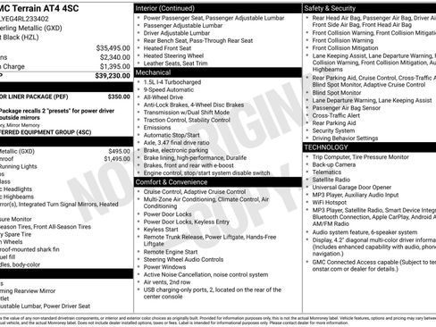 Used 2024 GMC Terrain AT4 w/ LPO, Floor Liner Package AWD/4WD image 3