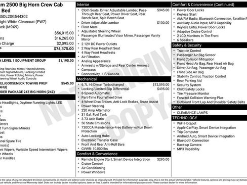 New 2025 RAM 2500 Big Horn AWD/4WD image 6