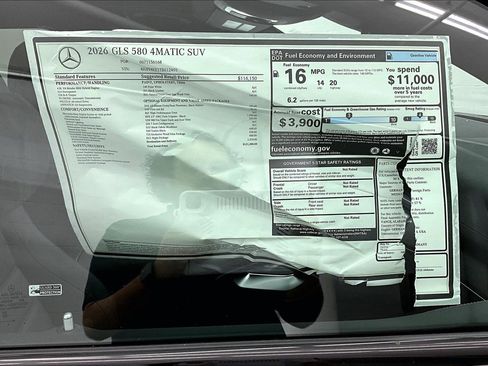 New 2026 Mercedes-Benz GLS 580 4MATIC image 16