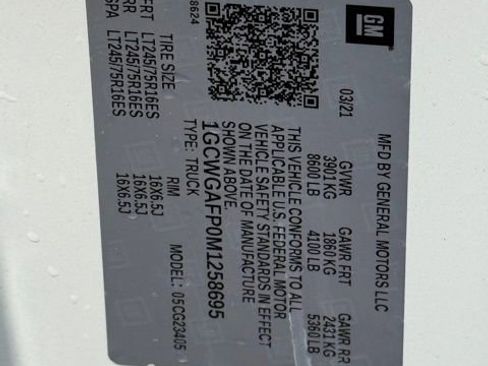 Used 2021 Chevrolet Express 2500 w/ Driver Convenience Package image 25