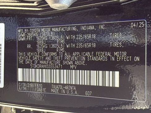 Certified 2025 Toyota Highlander LE image 28