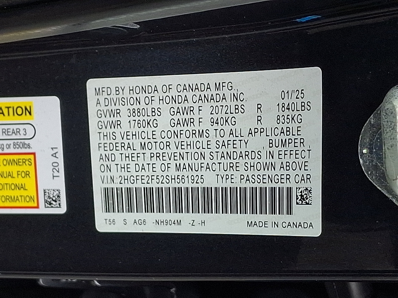 Used 2025 Honda Civic Sport image 27