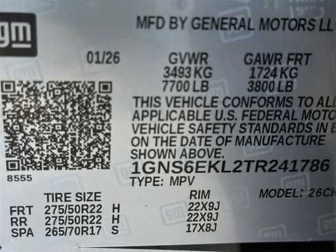 New 2026 Chevrolet Suburban RST w/ RST Capability Package image 25