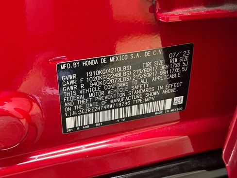 Certified 2024 Honda HR-V EX-L image 28