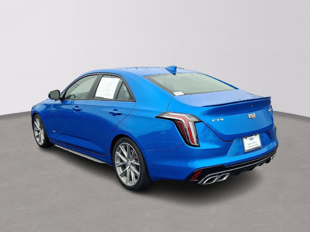 Certified 2024 Cadillac CT4 V w/ Technology Package RWD image 4
