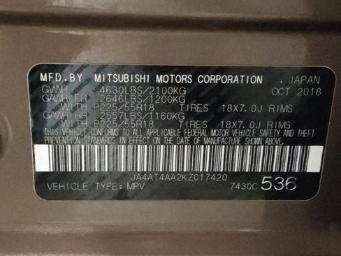 Used 2019 Mitsubishi Eclipse Cross AWD image 33