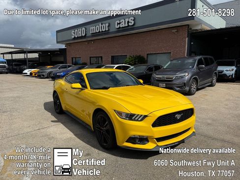 Used 2015 Ford Mustang Premium w/ Ecoboost Performance Package RWD image 1