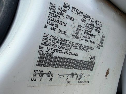 Used 2000 Ford F350 XLT AWD/4WD image 6
