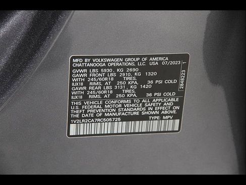 Certified 2024 Volkswagen Atlas SE AWD/4WD image 23