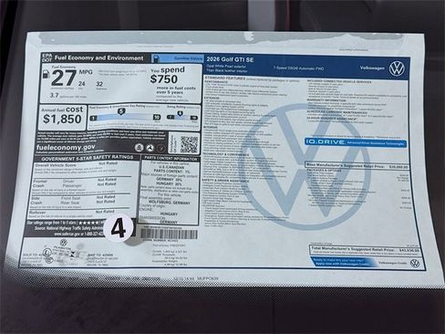 New 2026 Volkswagen GTI SE image 20