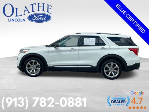 Certified 2020 Ford Explorer Platinum w/ Premium Technology Package AWD/4WD image 2