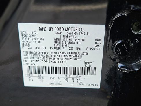 Used 2022 Ford Explorer XLT w/ Equipment Group 202A image 36