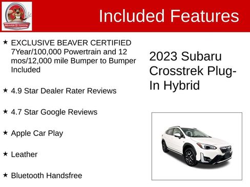 Used 2023 Subaru Crosstrek Hybrid image 4