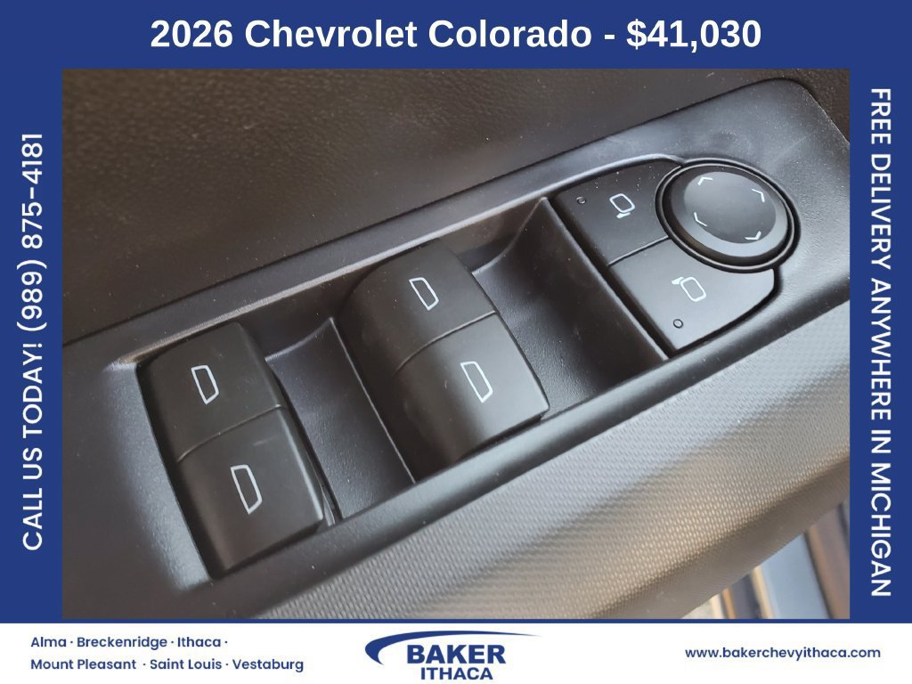 New 2026 Chevrolet Colorado W/T w/ WT Custom Package AWD/4WD image 23