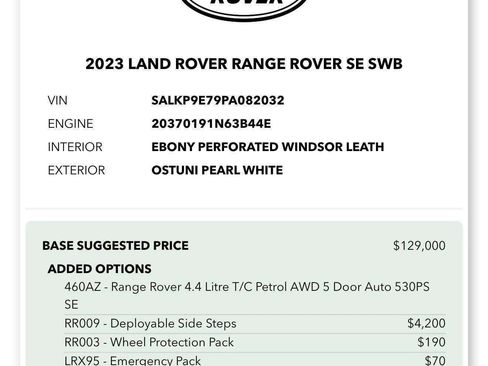 Used 2023 Land Rover Range Rover SE image 49