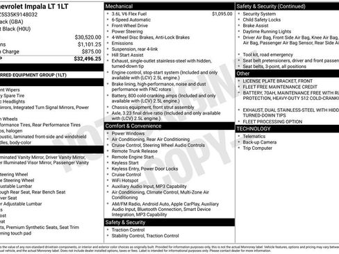 Used 2019 Chevrolet Impala LT image 5
