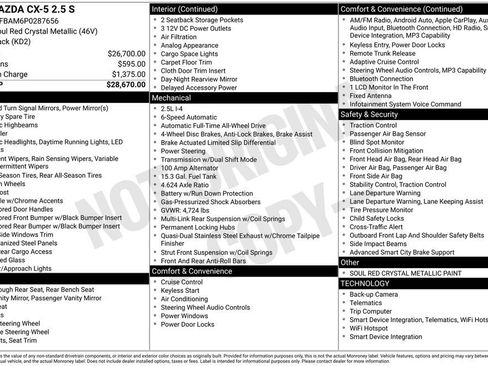 Used 2023 MAZDA CX-5 AWD 2.5 S image 2