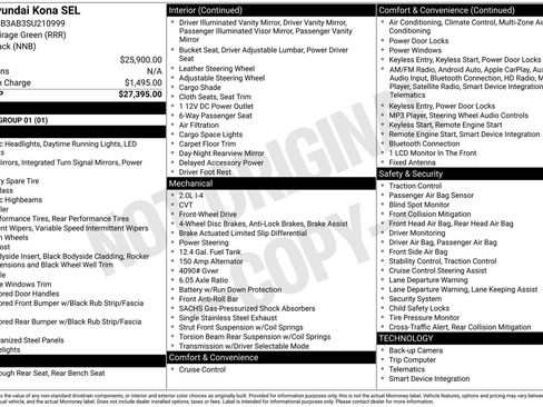 Used 2025 Hyundai Kona SEL image 7