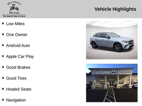 Used 2024 Mercedes-Benz GLC 300 4MATIC w/ AMG Line image 14