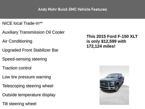 Used 2015 Ford F150 XLT w/ Equipment Group 302A Luxury image 4