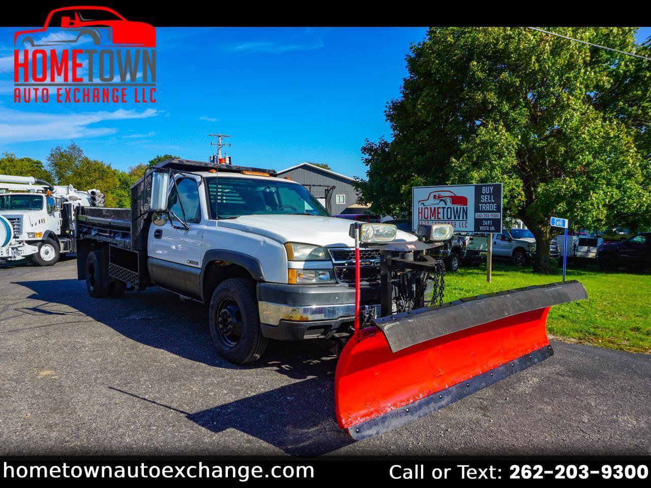 Used 2007 Chevrolet Silverado 3500 4x4 Regular Cab w/ Snow Plow Prep Package image 1