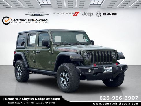 Certified 2023 Jeep Wrangler Unlimited Rubicon AWD/4WD image 1
