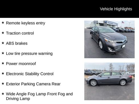 Used 2013 Toyota Avalon XLE Touring FWD image 13
