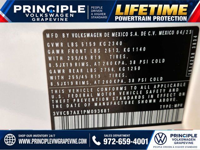 Used 2023 Volkswagen Tiguan SE R-Line FWD image 28