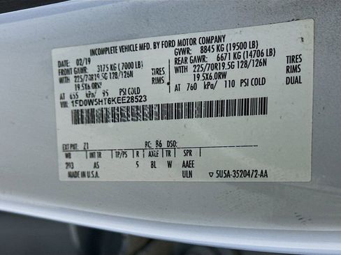Used 2019 Ford F550 4x4 Crew Cab Super Duty image 30