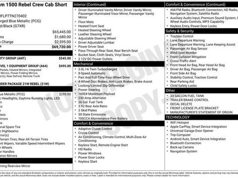 New 2026 RAM 1500 Rebel w/ Bed Utility Group AWD/4WD image 9