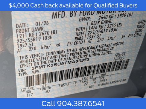 New 2026 Ford Mustang Mach-E Premium w/ Sport Appearance Package AWD/4WD image 21