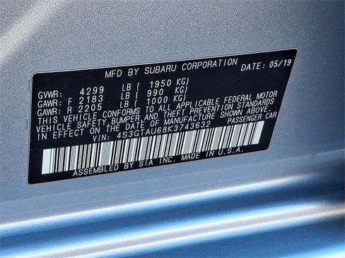 Used 2019 Subaru Impreza 2.0i Limited image 29