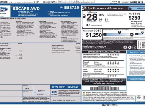 Used 2022 Ford Escape SEL AWD/4WD image 24