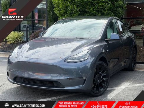 Used 2021 Tesla Model Y Long Range AWD/4WD image 1
