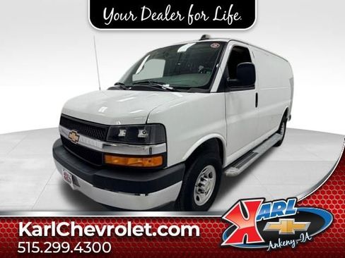 Certified 2024 Chevrolet Express 2500 Work Van 3D Cargo Van w/ Driver Convenience Package image 1