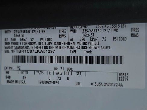 Used 2020 Ford Transit 250 Medium Roof w/ Interior Upgrade Package RWD image 33