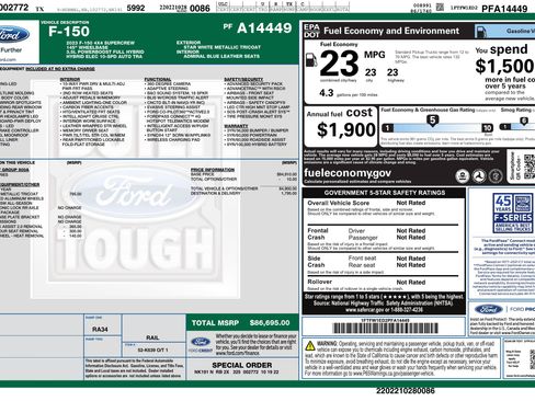 Used 2023 Ford F150 Limited AWD/4WD image 3