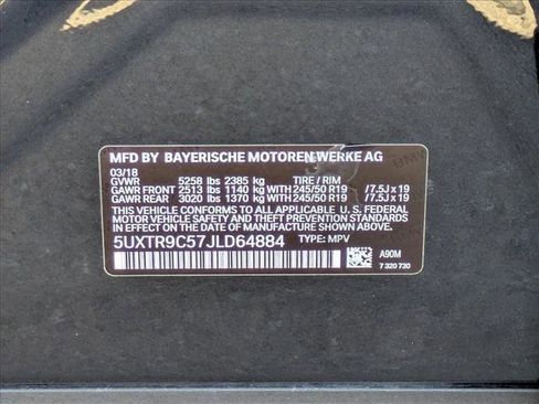 Used 2018 BMW X3 xDrive30i w/ Premium Package image 27