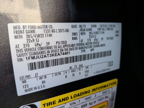 Used 2019 Ford Expedition Limited w/ Equipment Group 302A image 37