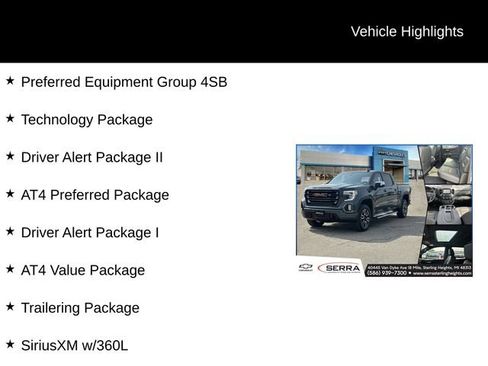 Used 2021 GMC Sierra 1500 AT4 w/ AT4 Value Package AWD/4WD image 4