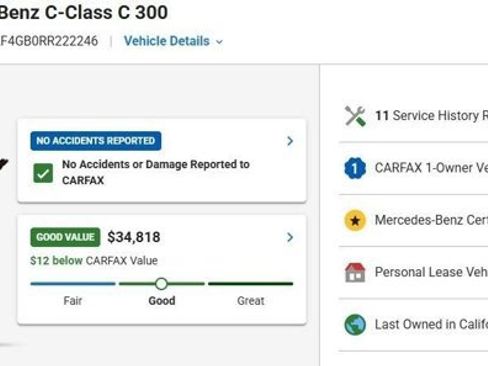 Certified 2024 Mercedes-Benz C 300 Sedan image 3