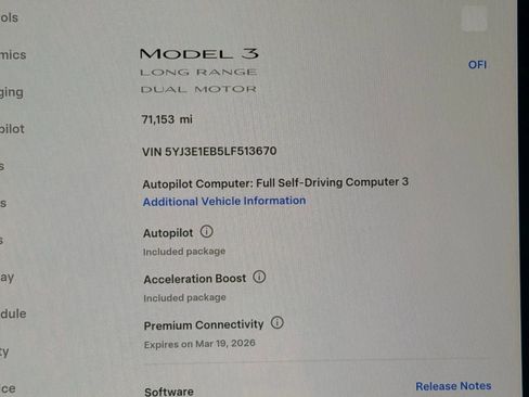 Used 2020 Tesla Model 3 Long Range image 3