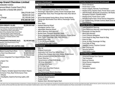 Used 2024 Jeep Grand Cherokee Limited w/ Luxury Tech Group II AWD/4WD image 42