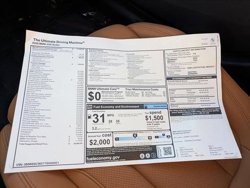 New 2026 BMW 330i Sedan w/ Premium Package image 18