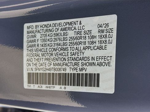 New 2026 Honda Pilot EX-L image 40