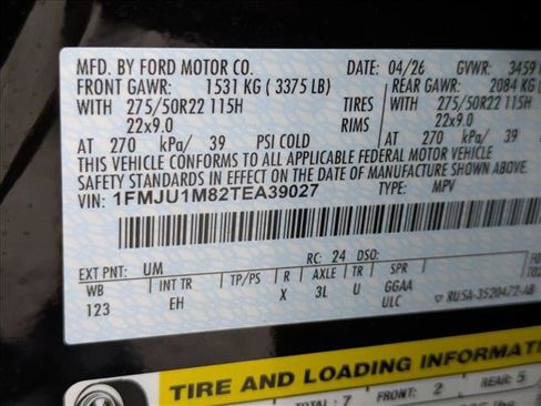 New 2026 Ford Expedition Platinum AWD/4WD image 17