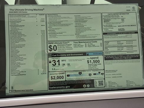 New 2026 BMW 330i Sedan w/ Convenience Package RWD image 93