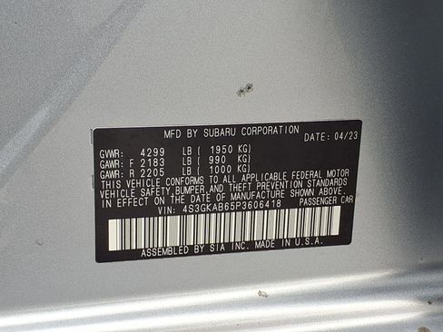 Certified 2023 Subaru Impreza 2.0i AWD/4WD image 25