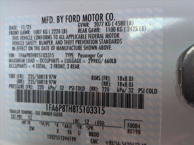 New 2026 Ford Mustang Coupe RWD image 17